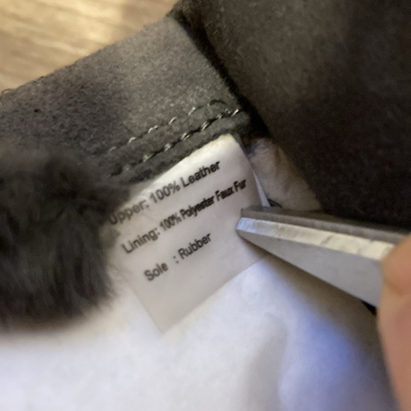 Toms Paxton slip on fur shoes 5,5 grey - Picture 7 of 16